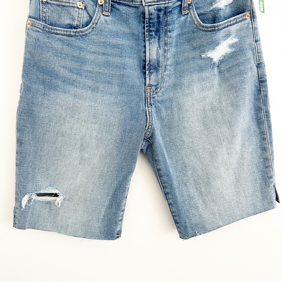 SOLD NEW GAP Denim Jean 9" Bermuda Short High Rise Size 27 / 4R - Picture 3 of 9